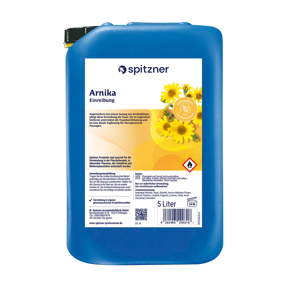 Spitzner® Einreibung, Arnika, 5 Liter