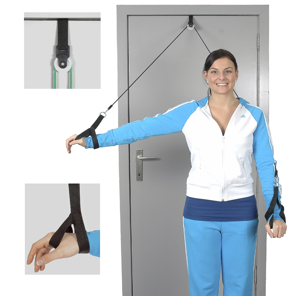 Schultertrainer - Pulley mit Handschlaufen