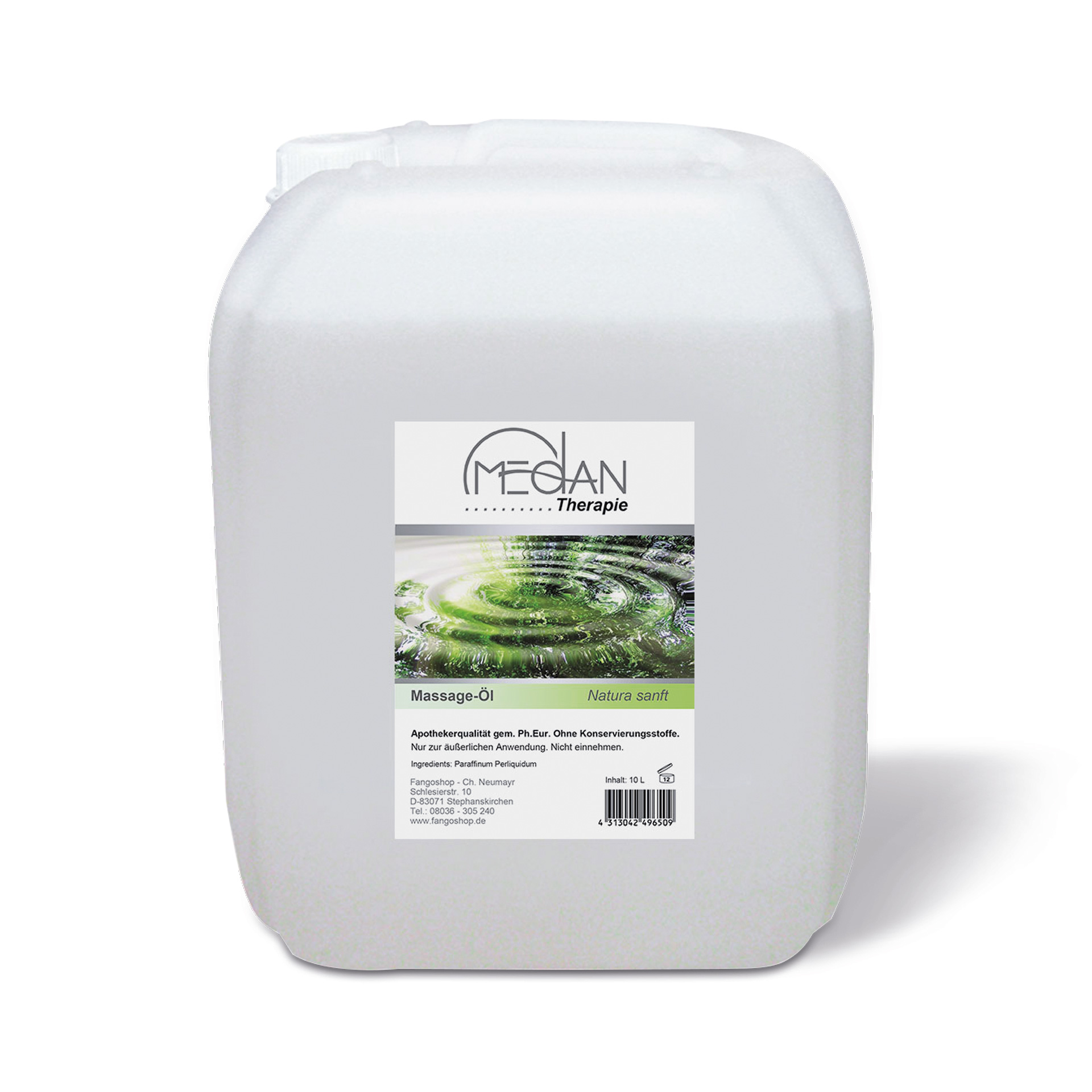 MEDAN Massage-Öl, Natura sanft, 10 Liter