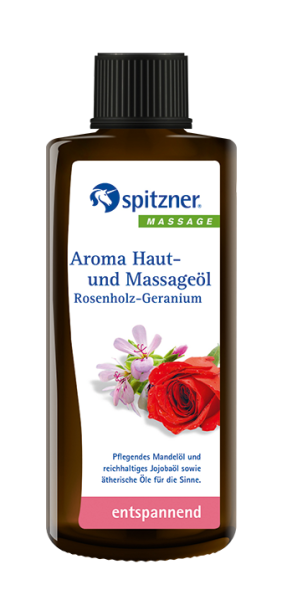 rosenholz-geranium Spitzner® Aroma Haut- und Massageöl, Rosenholz-Geranium
