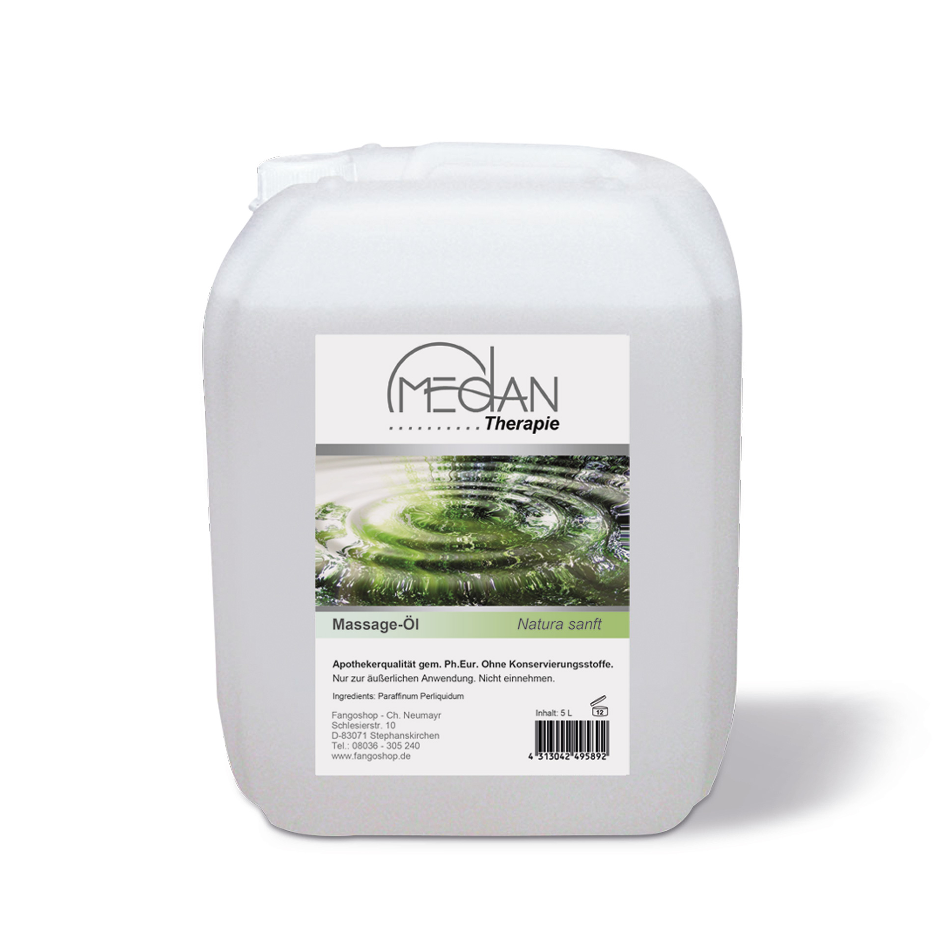 MEDAN Massage-Öl, Natura sanft, 5 Liter