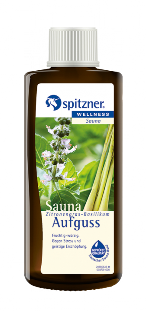 Spitzner® Saunaaufguss Zitronengras-Basilikum 190ml