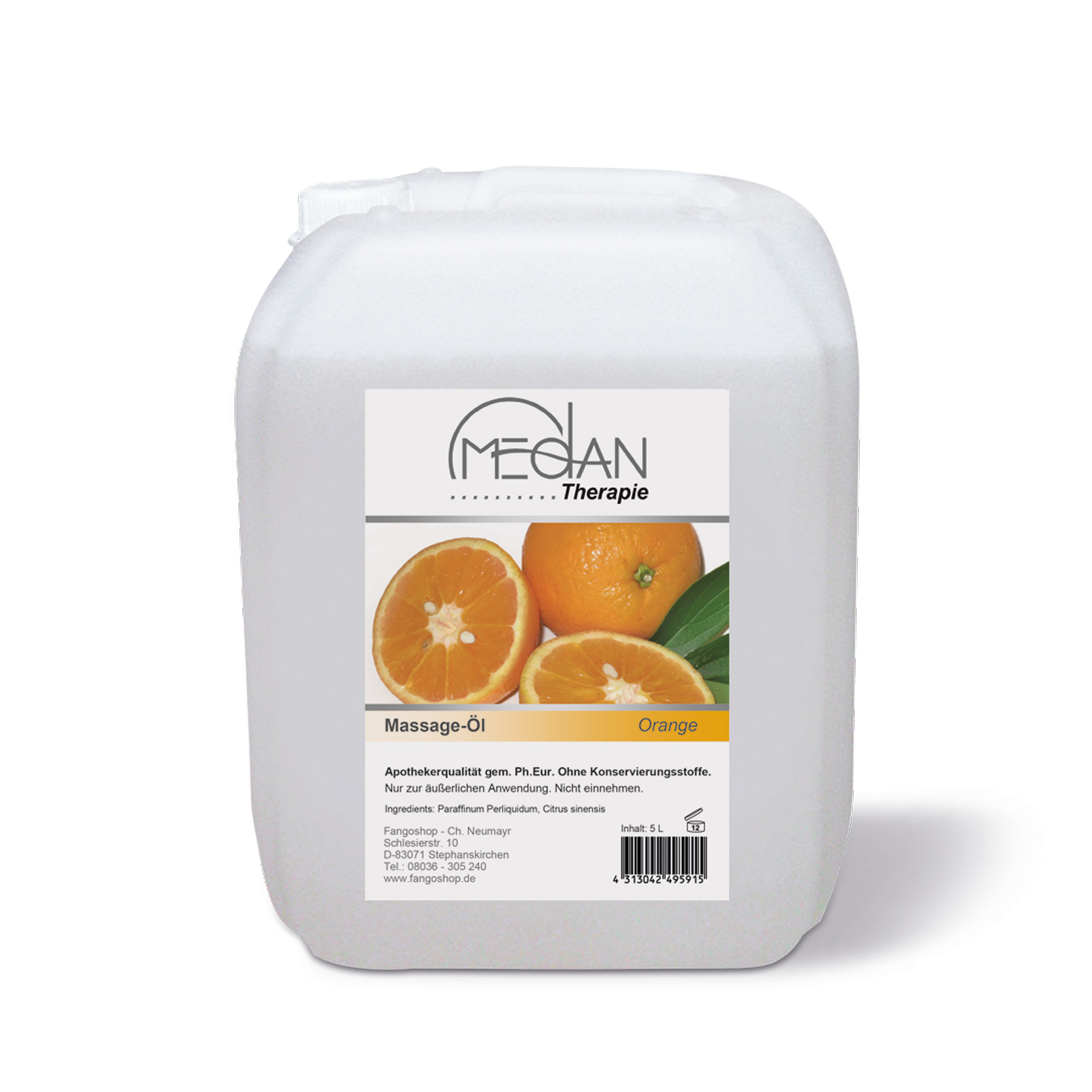 Medan Massageöl Orange 5 Liter