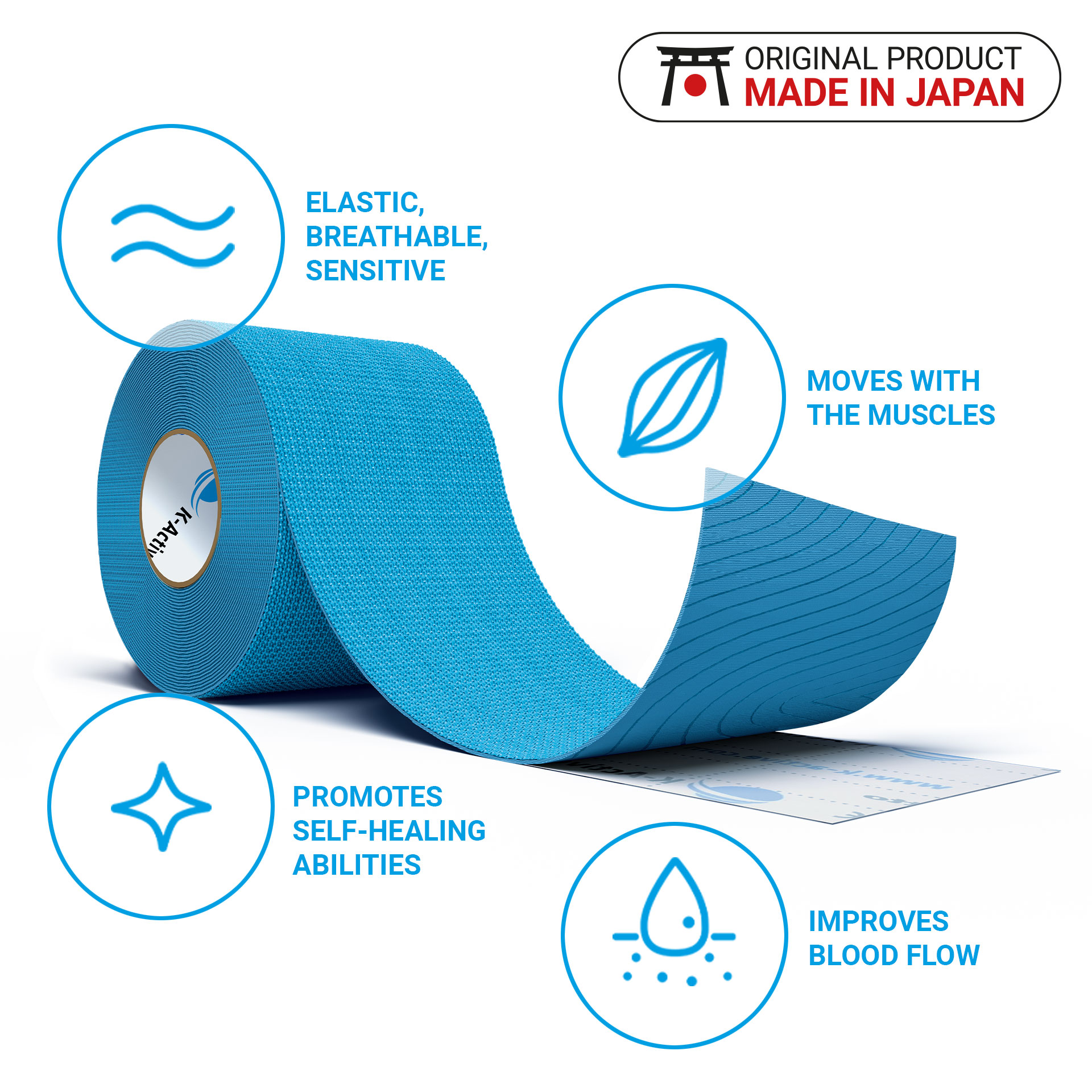 K-Active Tape Classic 1er-Box blau
