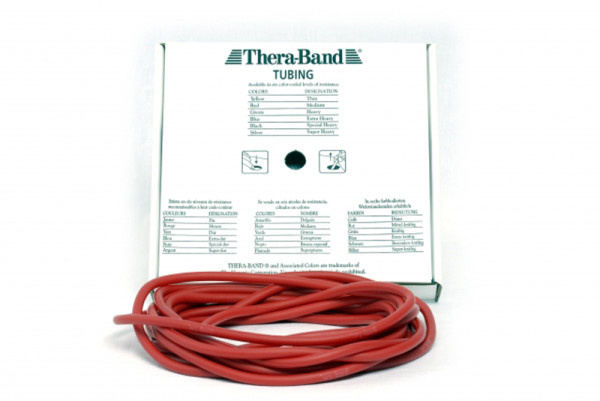Thera-Band® Tubing 7,5 m rot - mittel stark