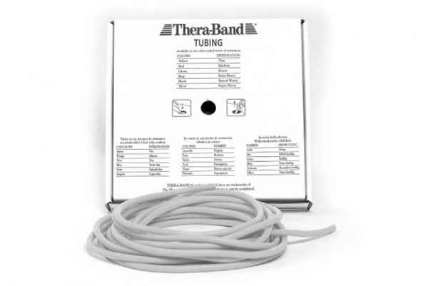 Thera-Band® Tubing 7,5 m silber - super stark