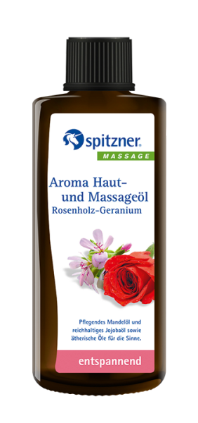 Spitzner® Aroma Haut- und Massageöl, Rosenholz-Geranium