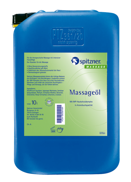 Spitzner® Massageöl, 10 Liter