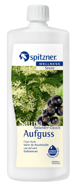 Spitzner® Saunaaufguss Holunder-Cassis 1 L
