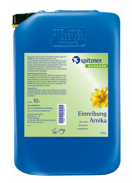 Spitzner® Einreibung, Arnika, 10 Liter