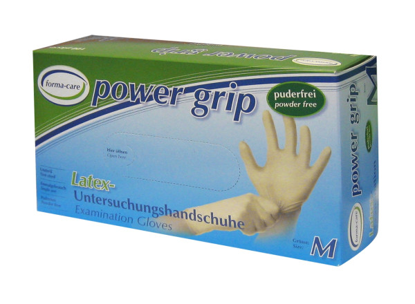 Latexhandschuhe forma-care Power Grip Gr. M 100St