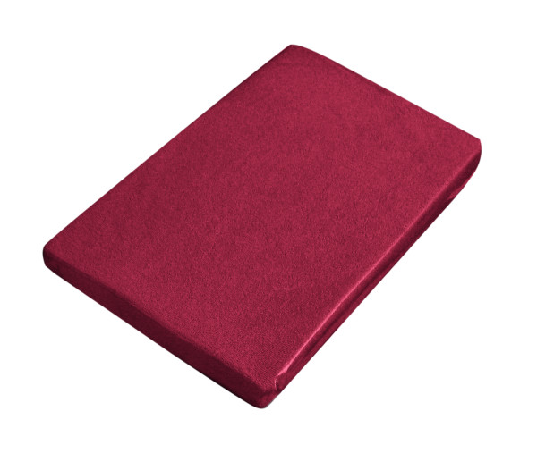 Therapieliegenbezug Frottee-Stretch 65x195 cm Frottee-Stretch bordeaux