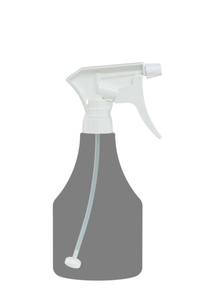 Sprühflasche 1 Liter, mit Sprühkopf weiß
