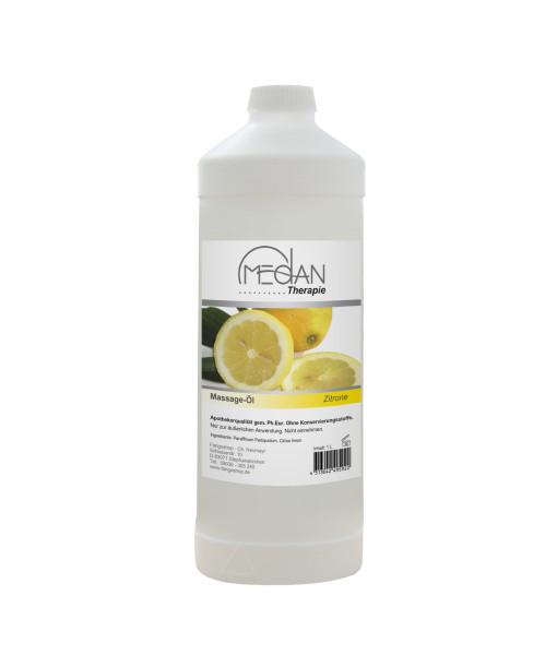 MEDAN Massage-Öl, Zitronenduft, 1 Liter