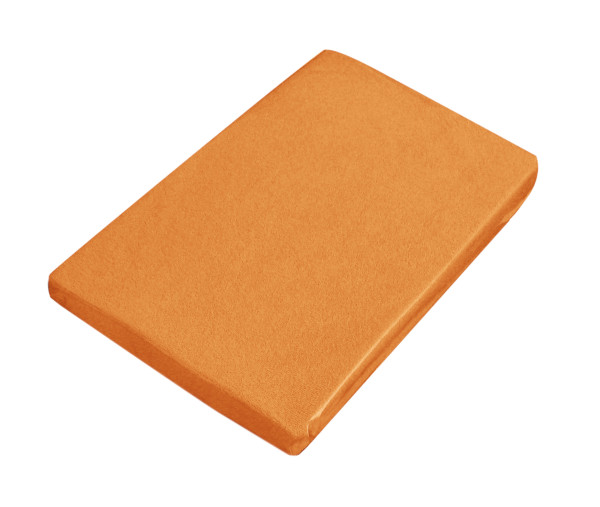 Therapieliegenbezug aus Frottee 65x195 cm + Nasenschlitz orange