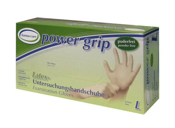 Latexhandschuhe forma-care Power Grip Gr. L 100St